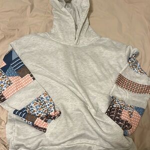 Abercrombie and Fitch patchwork hoodie.
